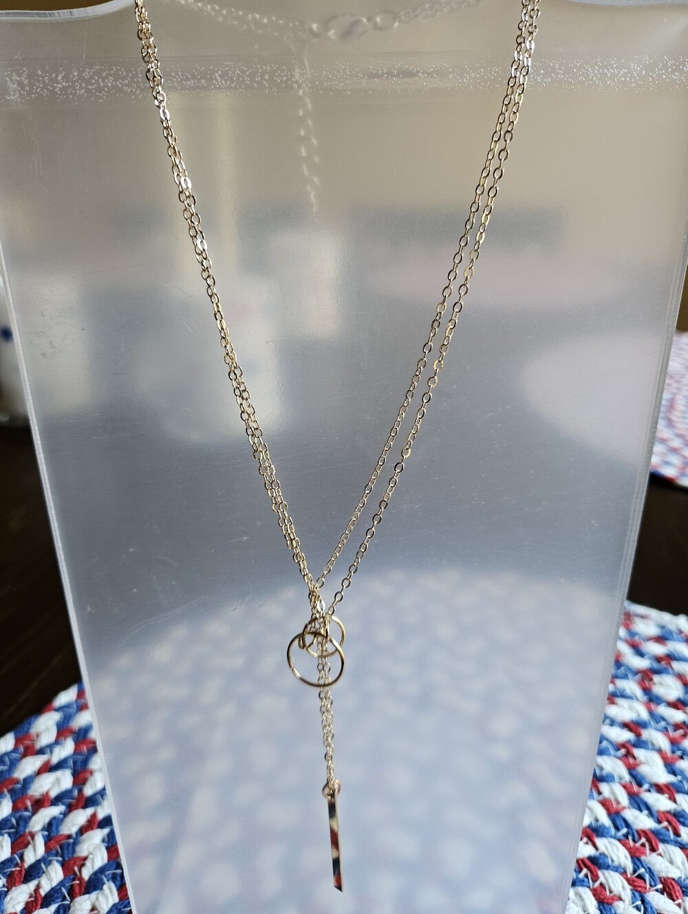 NEW ☆ Dainty Dual Strand Necklace, PRETTY!